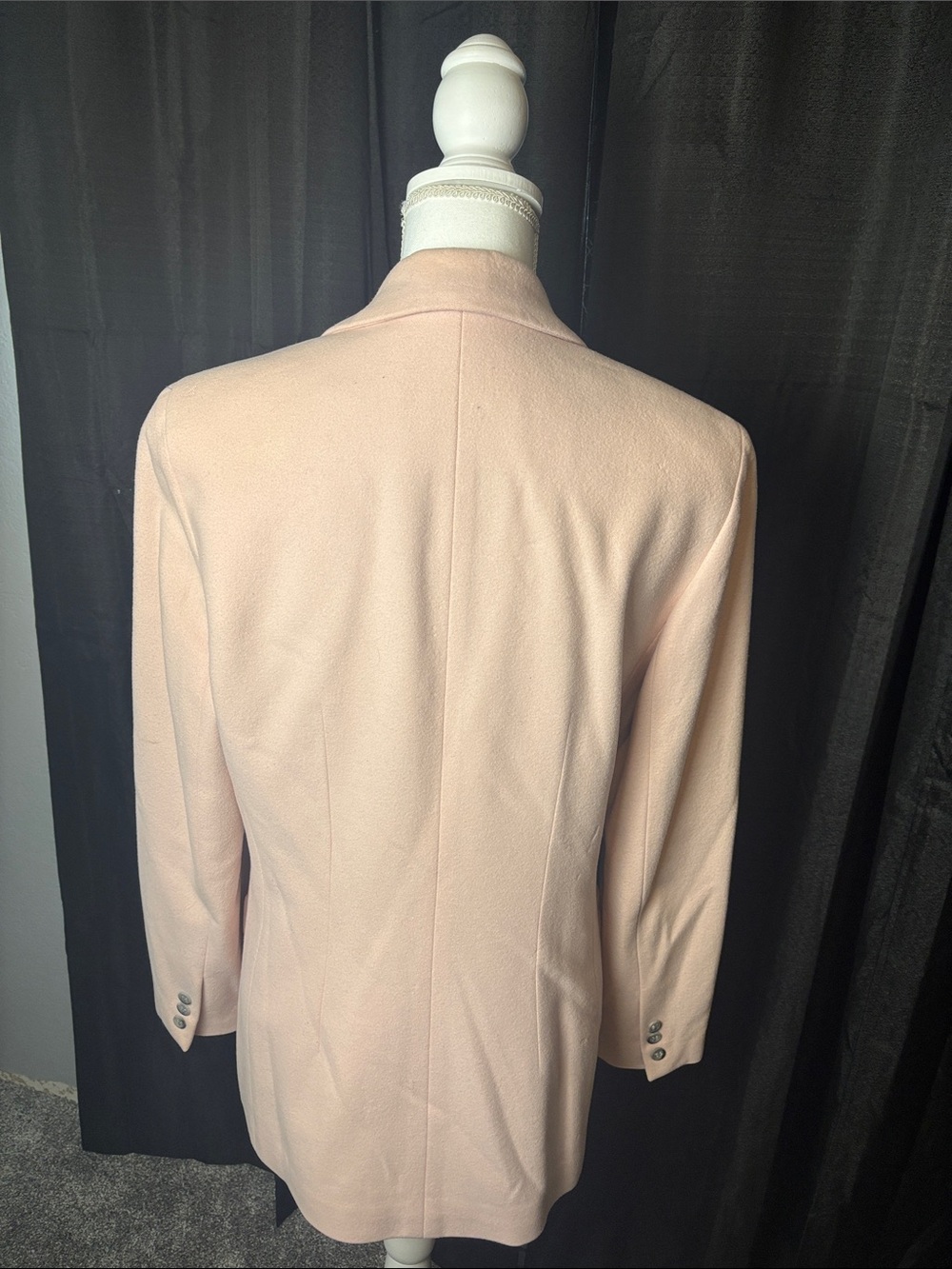 Ann Taylor Pale Blush Pink Single-Breasted Blazer - Picture 2 of 5